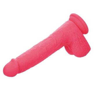 Silicone Studs 7" Gyrating and Thrusting Dildo - Pink